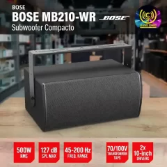 subwoofer compacto mb210 wr de bose
