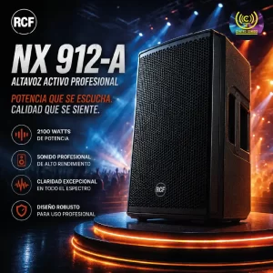 altavoz activo profesional nx 912 a