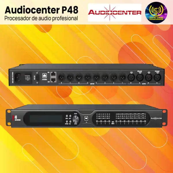 procesador de audio profesional audiocenter p48 procesador de audio profesional audiocenter p48