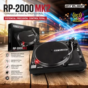 tornamesa para dj rp 2000 mk2