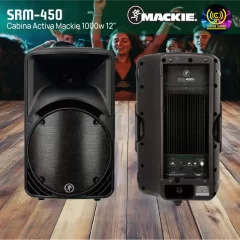 cabina activa srm 450 mackie 1000w 12"