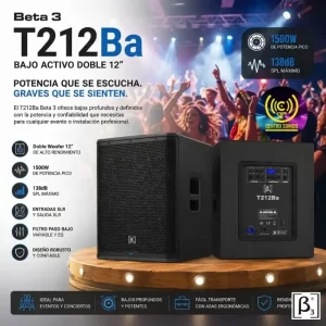 t212ba beta 3 bajo activo doble12"