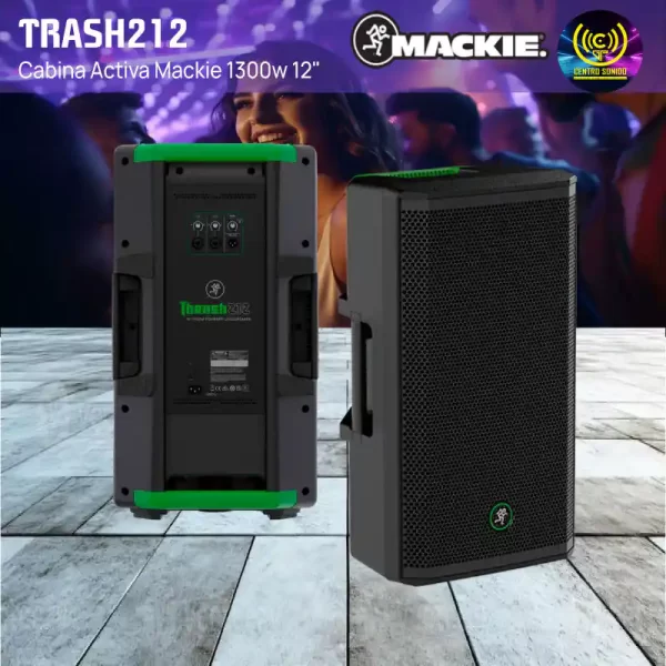 cabina activa 12" 1300w mackie trash212 cabina activa 12" 1300w mackie trash212