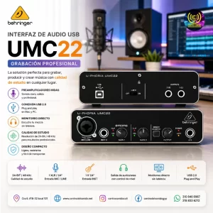 interface umc22 behringer