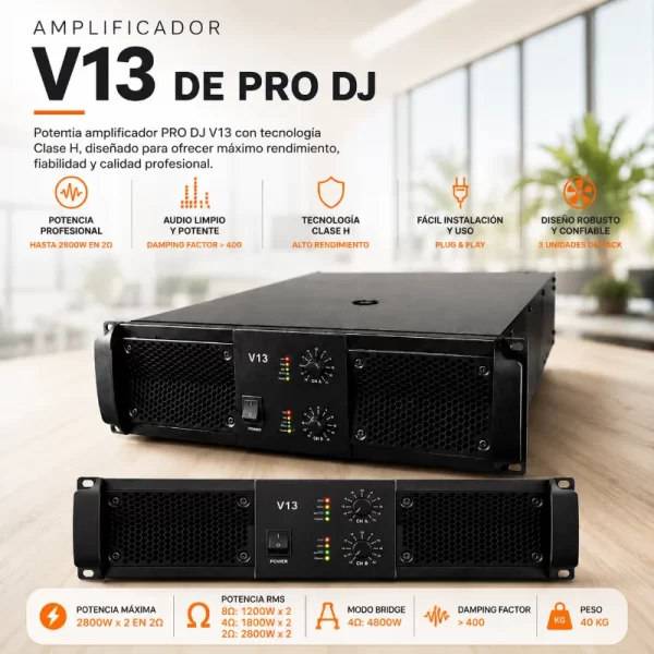 amplificador v13 de pro dj amplificador v13 de pro dj