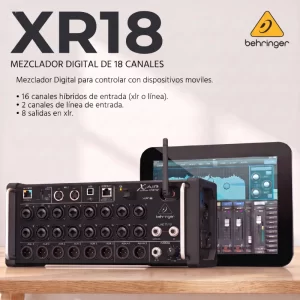 consola digital behinger xr18