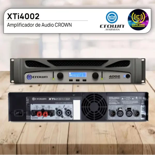 amplificador xti4002 crown amplificador xti4002 crown