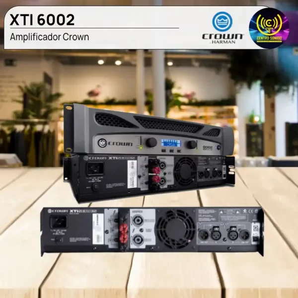 amplificador crown xti 6002 amplificador crown xti 6002