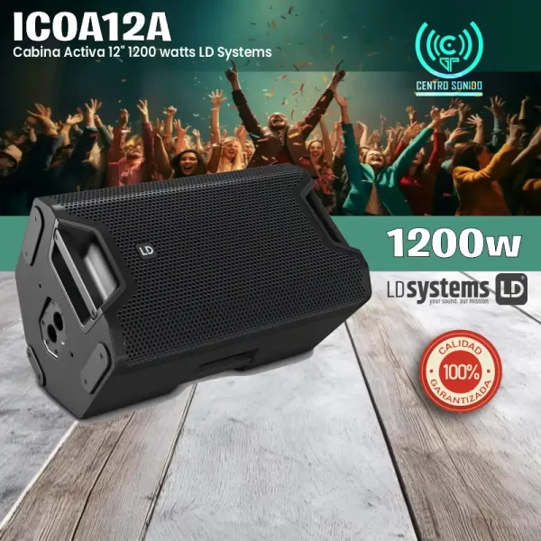 icoa12a activa 12pulgadas coaxial ld systems 1200watt icoa12a activa 12pulgadas coaxial ld systems 1200watt