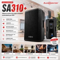 altavoz activo de rango completo controlado por dsp sa310+