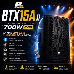 cabina activa btx15a pa pro audio 700w