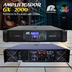 potencia gx 2000 pa pro audio watt 2.000w