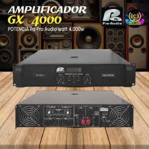 gx4000 pa proaudio de 4000watt