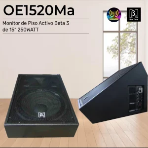 monitor de piso activo oe1520ma beta 3 de 15“ 250watt