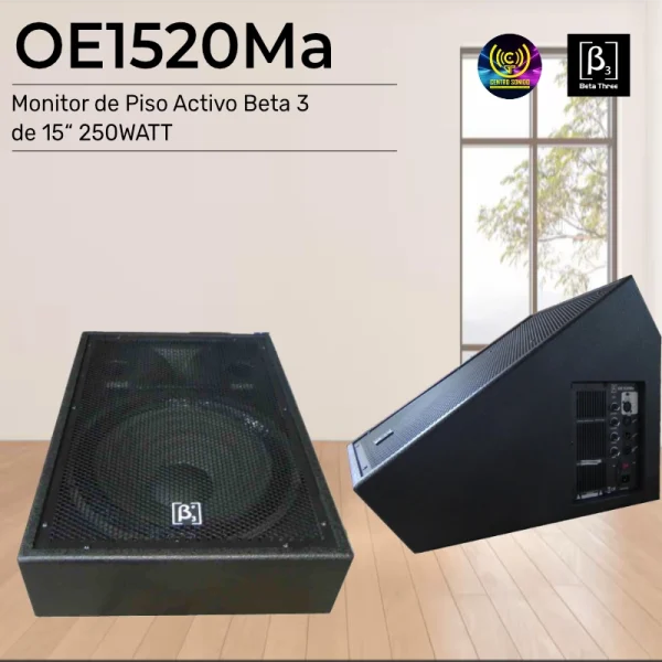 monitor de piso activo oe1520ma beta 3 de 15“ 250watt monitor de piso activo oe1520ma beta 3 de 15“ 250watt