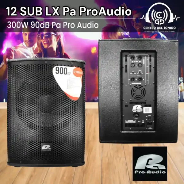 12 sub lx bajo activo 12″ 300w 90db pa pro audio 12 sub lx bajo activo 12″ 300w 90db pa pro audio