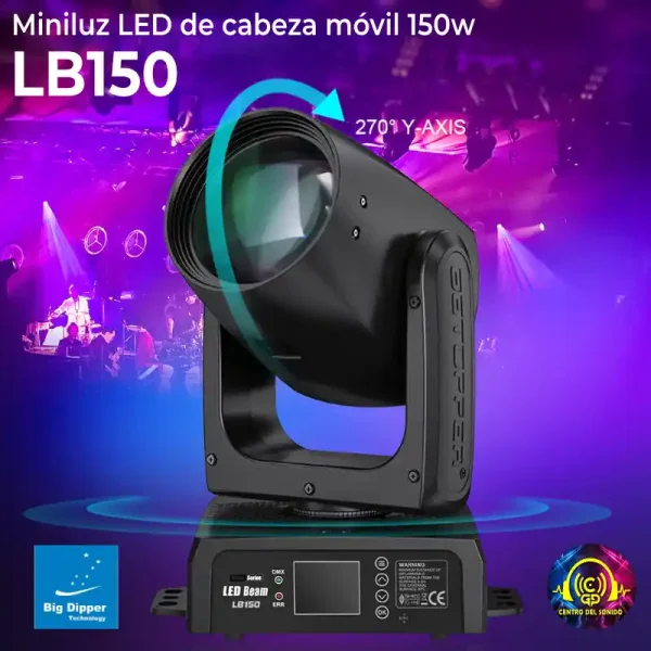 miniluz led de cabeza móvil lb150 de 150 w miniluz led de cabeza móvil lb150 de 150 w