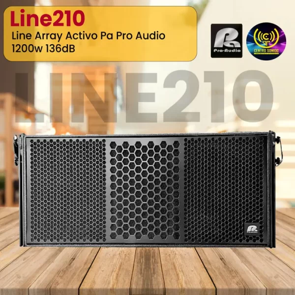 line array activo line210 pa pro audio 1200w 136db line array activo line210 pa pro audio 1200w 136db