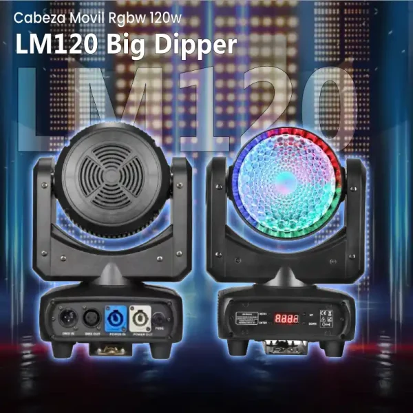 cabeza movil big dipper lm120 rgbw 120w cabeza movil big dipper lm120 rgbw 120w