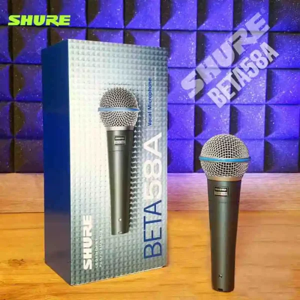 micrófono profesional vocal dinámico supercardioide shure beta58a micrófono profesional vocal dinámico supercardioide shure beta58a