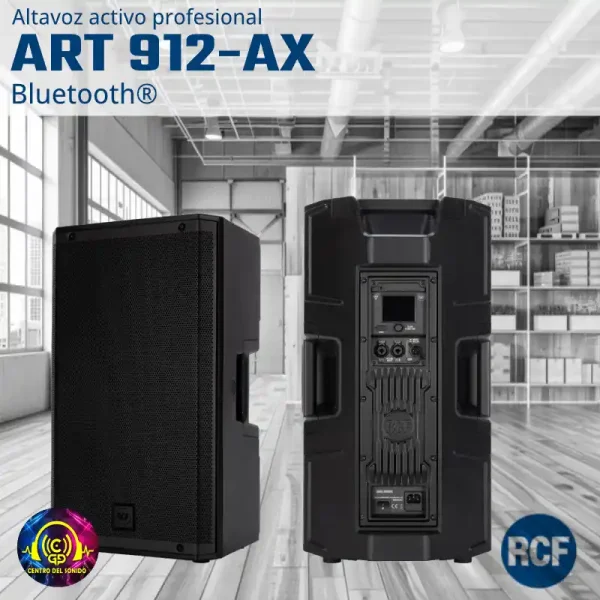 altavoz activo profesional art 912 ax con bluetooth® altavoz activo profesional art 912 ax con bluetooth®
