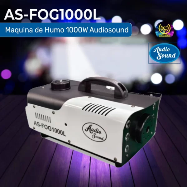 maquina de humo as fog1000l 1000w audiosound maquina de humo as fog1000l 1000w audiosound