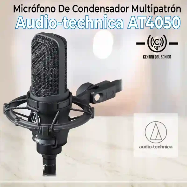 micrófono de condensador multipatrón audio technica at4050 micrófono de condensador multipatrón audio technica at4050