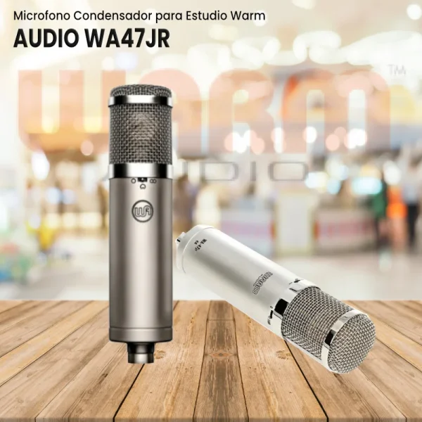 microfono condensador para estudio warm audio wa47jr microfono condensador para estudio warm audio wa47jr