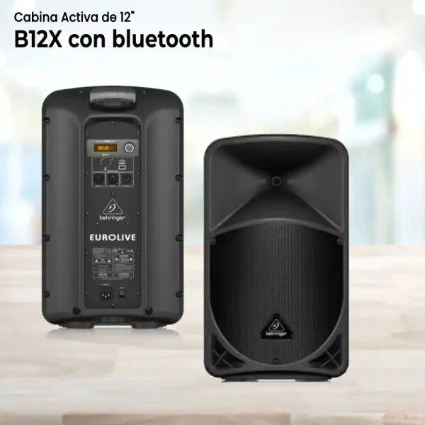 cabina activa de 12" b12x con bluetooth behinger cabina activa de 12" b12x con bluetooth behinger
