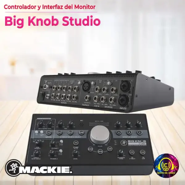 big knob studio controlador y interfaz del monitor big knob studio controlador y interfaz del monitor