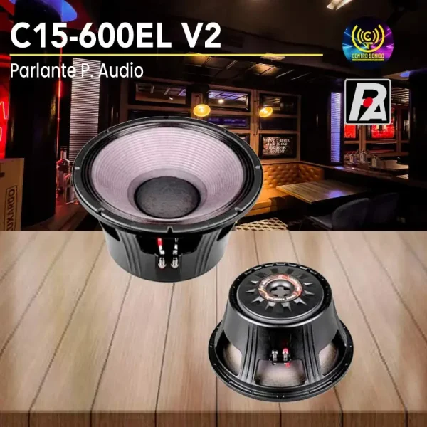 parlante c15 600el v2 p. audio parlante c15 600el v2 p. audio