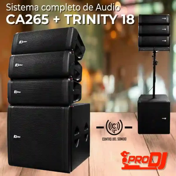 sistema completo de audio ca265 + trinity 18 sistema completo de audio ca265 + trinity 18
