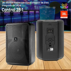 jbl monitor pasivo transformador integrado de 240w control 28 1