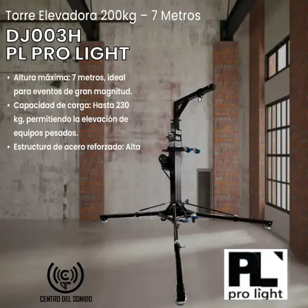 torre elevadora dj003h pl pro light ( 230kg – 7metros ) torre elevadora dj003h pl pro light ( 230kg – 7metros )