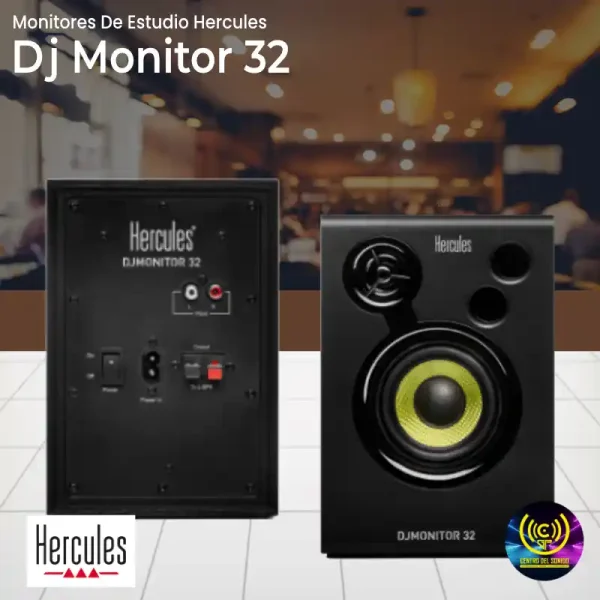 monitores de estudio hercules dj monitor 32 monitores de estudio hercules dj monitor 32