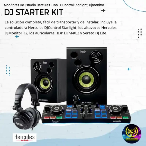 djstarterkitweb.webp dj starter kit hercules con dj control starlight