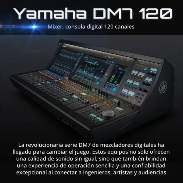 consola de mezcla digital compacta de 72 canales yamaha dm7 consola de mezcla digital compacta de 72 canales yamaha dm7