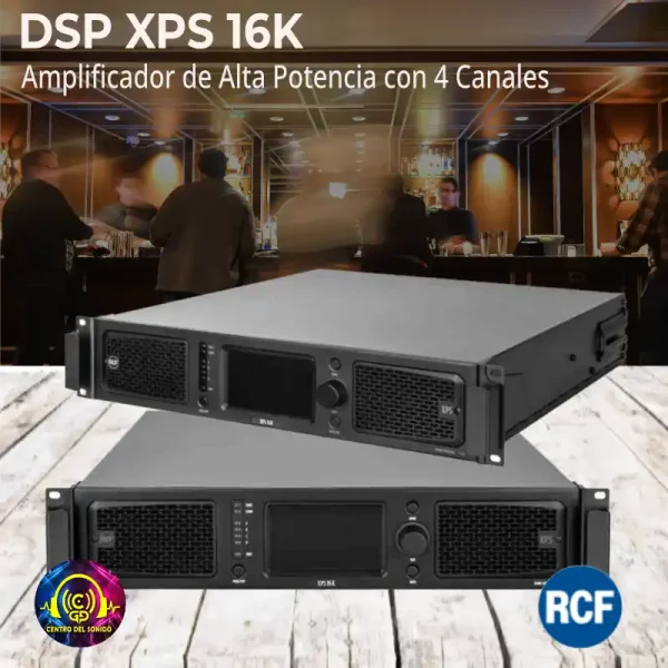 amplificador de alta potencia con 4 canales y dsp xps 16k amplificador de alta potencia con 4 canales y dsp xps 16k