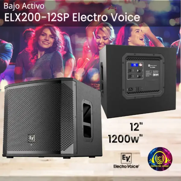 bajo activo elx200 12sp electro voice 1200w bajo activo elx200 12sp electro voice 1200w