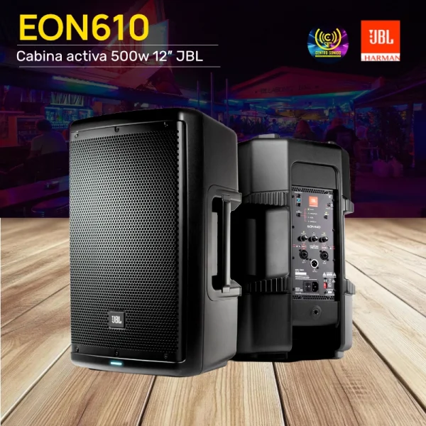 cabina activa jbl eon610 500w 12″ cabina activa jbl eon610 500w 12″