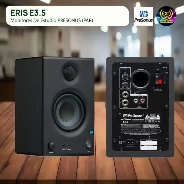 monitores de estudio presonus eris e3.5 (par) monitores de estudio presonus eris e3.5 (par)
