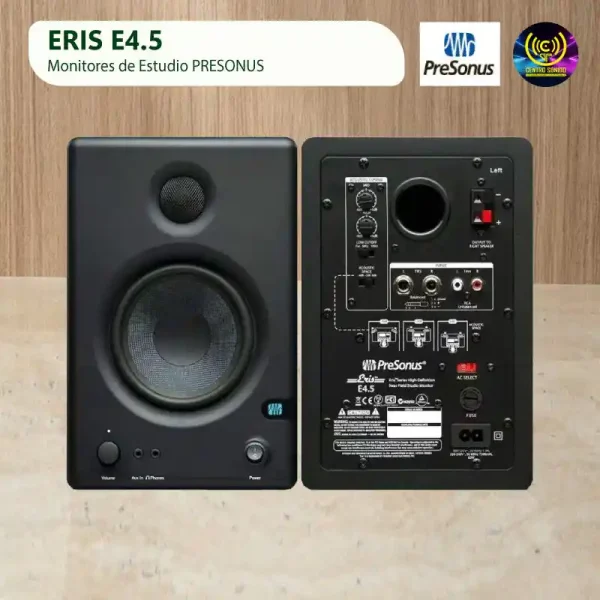 monitores de estudio presonus eris e4.5 precio x juego monitores de estudio presonus eris e4.5 precio x juego