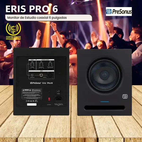 monitor de estudio coaxial eris pro 6 pulgadas monitor de estudio coaxial eris pro 6 pulgadas