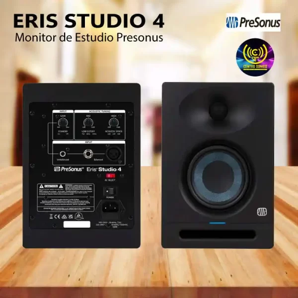 monitor de estudio eris studio 4 presonus monitor de estudio eris studio 4 presonus