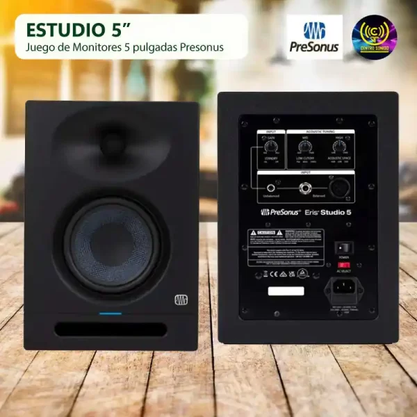juego de monitores eris estudio 5" (par) juego de monitores eris estudio 5" (par)