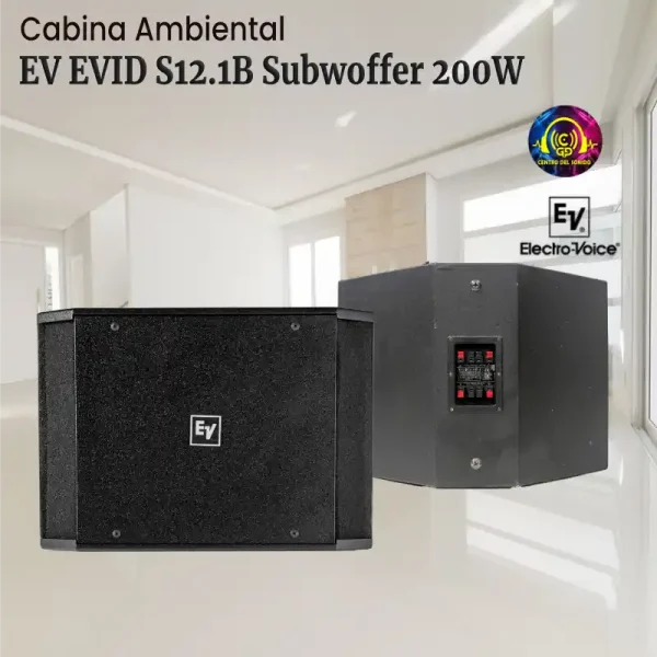 cabina ambiental ev evid s12.1b subwoffer 200w cabina ambiental ev evid s12.1b subwoffer 200w