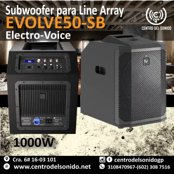 subwoofer para line array electro voice – evolve50 sb subwoofer para line array electro voice – evolve50 sb
