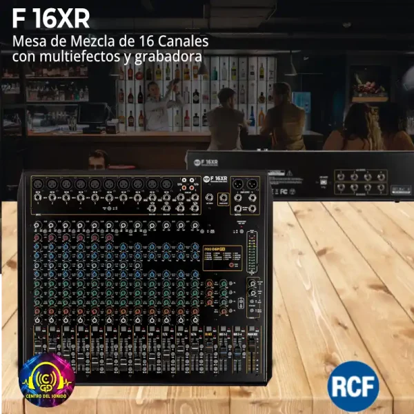 mesa de mezcla de 16 canales con multiefectos y grabadora f 16xr mesa de mezcla de 16 canales con multiefectos y grabadora f 16xr