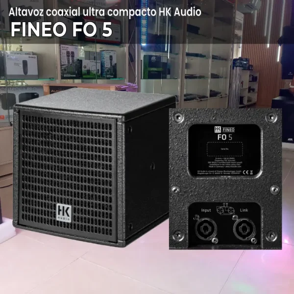 altavoz coaxial ultra compacto hk audio fineo fo 5 altavoz coaxial ultra compacto hk audio fineo fo 5