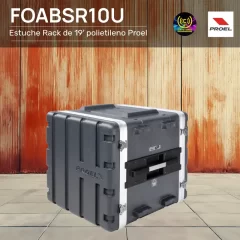 estuche rack de 19′ polietileno proel foabsr10u